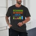 Introverted Recharging Introvert Saying Sarcasm Unisex T-Shirt Introverted Recharging Introvert Saying Sarcasm Unisex T-Shirt