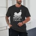 It's Way Too Peopley Outside Cute Cat Introvert Unisex T-Shirt It's Way Too Peopley Outside Cute Cat Introvert Unisex T-Shirt