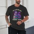 Just a Girl Who Loves Dragons And Books Reading Unisex T-Shirt Just a Girl Who Loves Dragons And Books Reading Unisex T-Shirt