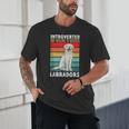 Labrador Retriever Introvert White Lab Unisex T-Shirt