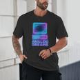 Lofi Reverie Analog Dreams Pixel 90s Desktop VHS Nostalgia Unisex T-Shirt