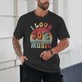 I Love 70's Music Retro Style Nostalgia Cassette 1970s Party Unisex T-Shirt