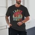 I Love 90's Music Retro Style Nostalgia Cassette 1990s Party Unisex T-Shirt