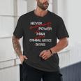 Man Criminal Justice Degree Graduation Or Career Unisex T-Shirt