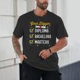 Masters Graduation Goal Digger Mastered It Unisex T-Shirt