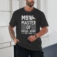 MSW Est 2026 Masters Of Social Work Graduation Social Worker Unisex T-Shirt