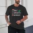 Nice Naughty Introvert Christmas List Santa Unisex T-Shirt Nice Naughty Introvert Christmas List Santa Unisex T-Shirt