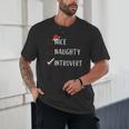 Nice Naughty Introvert List Christmas Introvert Unisex T-Shirt