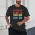 No People Only Cats Introvert Unisex T-Shirt No People Only Cats Introvert Unisex T-Shirt