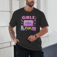 Old School Memory Girls Just Wanna Have Fun Artwork Unisex T-Shirt