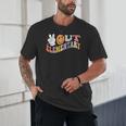 Peace Out Elementary Graduation Graduate Class Of 2025 Unisex T-Shirt
