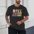 Peace Out Third 3rd Grade Graduation Graduate Class Of 2025 Unisex T-Shirt
