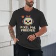 Pixel Art Pet Y2K Retro Vintage Digital Nostalgia Y2K Tech Unisex T-Shirt