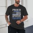Proud Aunt Of a State Trooper Police Officer Graduation Unisex T-Shirt