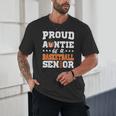 Proud Auntie Of a Basketball Senior 2026 Graduation Gifts Unisex T-Shirt