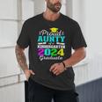 Proud Aunty Of Kindergarten Graduate 2024 Graduation Aunty Unisex T-Shirt