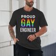 Proud Gay Engineer LGBTQ Rainbow Engineering Graduation Unisex T-Shirt