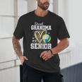 Proud Grandma Of A 2026 Senior Volleyball Graduation Leopard Unisex T-Shirt
