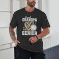 Proud Grandpa Of A 2026 Senior Baseball Graduation Leopard Unisex T-Shirt