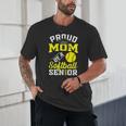 Proud Mom Of a Softball Senior Class Of 2025 Graduation Unisex T-Shirt