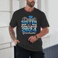 Proud Sister Of 2024 College Graduate Family 24 Graduation Unisex T-Shirt
