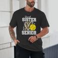 Proud Sister Of A 2026 Senior Softball Graduation Leopard Unisex T-Shirt