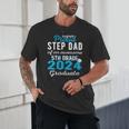 Proud Step Dad Of 5th Grade Graduate 2024 Family Graduation Unisex T-Shirt