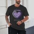 Purple In Memory Of My Grandpa Pancreatic Cancer Awareness Unisex T-Shirt Purple In Memory Of My Grandpa Pancreatic Cancer Awareness Unisex T-Shirt