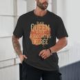 Queen Associate Degree Afrocentric GraduationShirt Unisex T-Shirt
