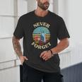 Retro Cassette Player Never Forget Nostalgia Vintage Unisex T-Shirt
