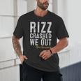 Rizz Crashed We Out 5th Grade Graduation Fifth Graders Unisex T-Shirt