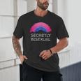 Secretly Bisexual Bi Introvert Bi Pride Antisocial LGBTQ Unisex T-Shirt Secretly Bisexual Bi Introvert Bi Pride Antisocial LGBTQ Unisex T-Shirt