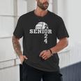 Senior Class Of 2024 Volleyball Seniors School Graduation Unisex T-Shirt