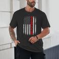Senior Class Of 2026 Patriotic American USA Flag Graduation Unisex T-Shirt