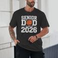 Senior Dad Class Of 2026 Cute Basketball Dad Graduation 2026 Unisex T-Shirt