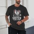 Senior Sister Class Of 2026 Baseball Graduation Heart Unisex T-Shirt
