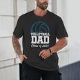 Senior Volleyball Dad Class Of 2025 Graduation Graduate Unisex T-Shirt