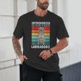 Silver Labrador Retriever Introvert Silver Lab Unisex T-Shirt Silver Labrador Retriever Introvert Silver Lab Unisex T-Shirt