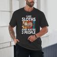 Sloth For Sloth Lover Men Women Kids Introvert Unisex T-Shirt Sloth For Sloth Lover Men Women Kids Introvert Unisex T-Shirt