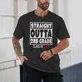 Straight Outta 2nd Grade Class Of 2028 Shirt Graduation Unisex T-Shirt