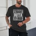 Straight Outta 5th Grade Graduation Motivational Unisex T-Shirt