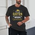 Super Proud Sister Of 2025 Graduate Senior Graduation Family Unisex T-Shirt