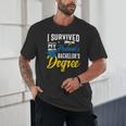 i Survived My Husbands Bachelors Degree Graduation Gifts Unisex T-Shirt