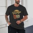 Vintage 1969 Retro Era Badge For Nostalgia Fans Unisex T-Shirt