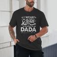 I Wear In Memory Of My Dada Lung Cancer Unisex T-Shirt