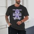 I Wear Periwinkle In Memory Of My Husband Stomach Cancer Unisex T-Shirt I Wear Periwinkle In Memory Of My Husband Stomach Cancer Unisex T-Shirt