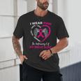 I Wear Pink In Memory Of My Great Aunt Breast Cancer Graphic Unisex T-Shirt I Wear Pink In Memory Of My Great Aunt Breast Cancer Graphic Unisex T-Shirt