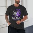 I Wear Purple In Memory Of My Brother Overdose Awareness Unisex T-Shirt I Wear Purple In Memory Of My Brother Overdose Awareness Unisex T-Shirt