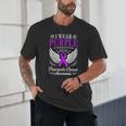 I Wear Purple In Memory Of My Dad Pancreatic Cancer Unisex T-Shirt I Wear Purple In Memory Of My Dad Pancreatic Cancer Unisex T-Shirt
