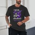I Wear Purple In Memory Of My Husband Overdose Awareness Unisex T-Shirt I Wear Purple In Memory Of My Husband Overdose Awareness Unisex T-Shirt